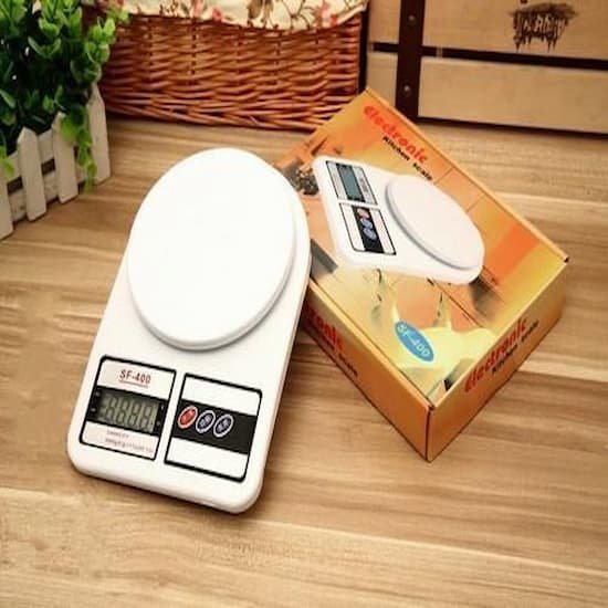 SF-400 Digital Kitchen Scale 10KG - Electronic Weighing Scale with LCD Display for Food, Baking, Diet, Jewelry